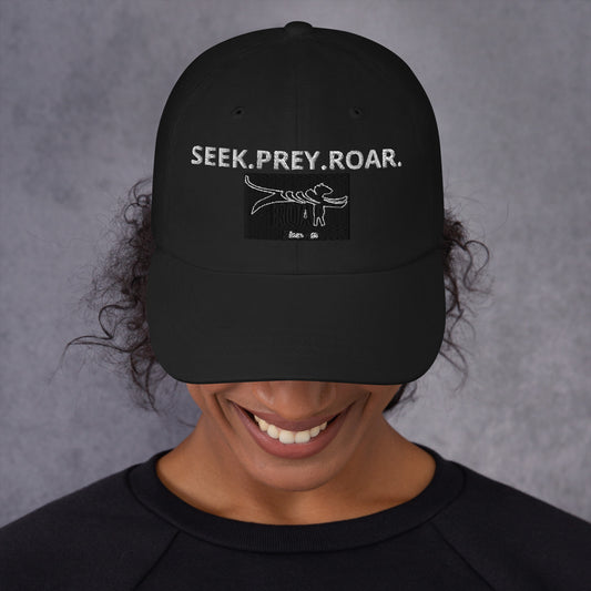 Seek.Prey.Roar Dad hat